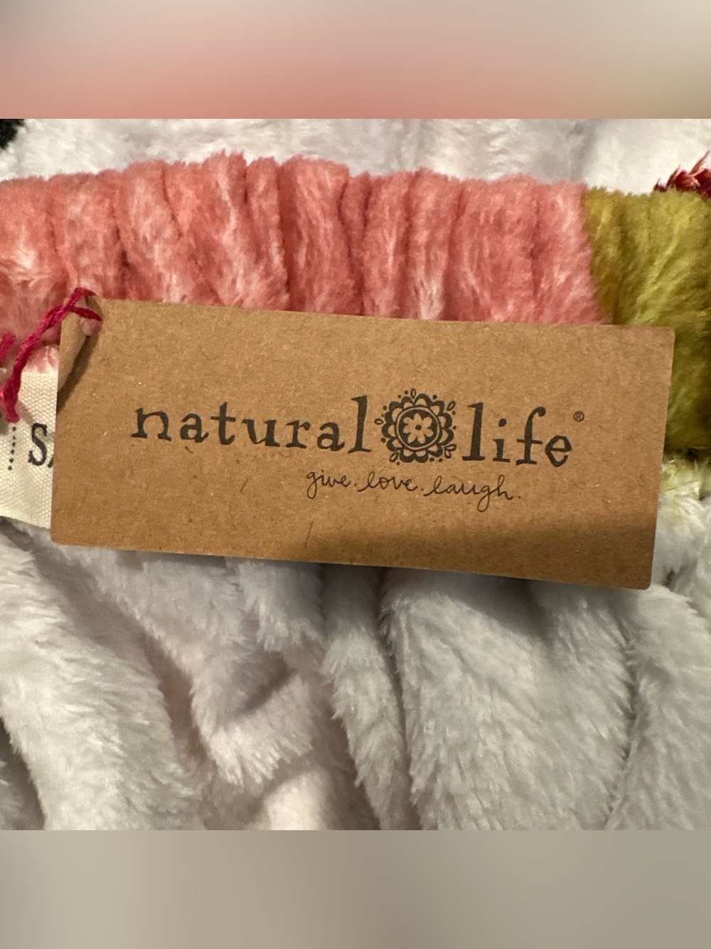 NWT Natural Life Towel Wrap Floral Plush S/M Boho Spa Shower Beach Coverup - Picture 6 of 13